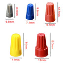 158pcs Home Electrical Wire Connector Cap Spring Inserted Twisted On