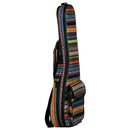 Folk Strip Style Padded Bag For Ukulele Guitar Back Strap Shoulder Bag Case