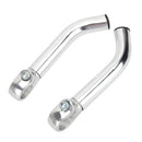 Bike Bicycle Cycling Handlebar Ends Proetctive Claw Bar Handles (Silvery)
