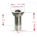 Boat Thru Hull Fitting/Drain 3/4 inch Hose Barb Marine 316 Stainless Steel