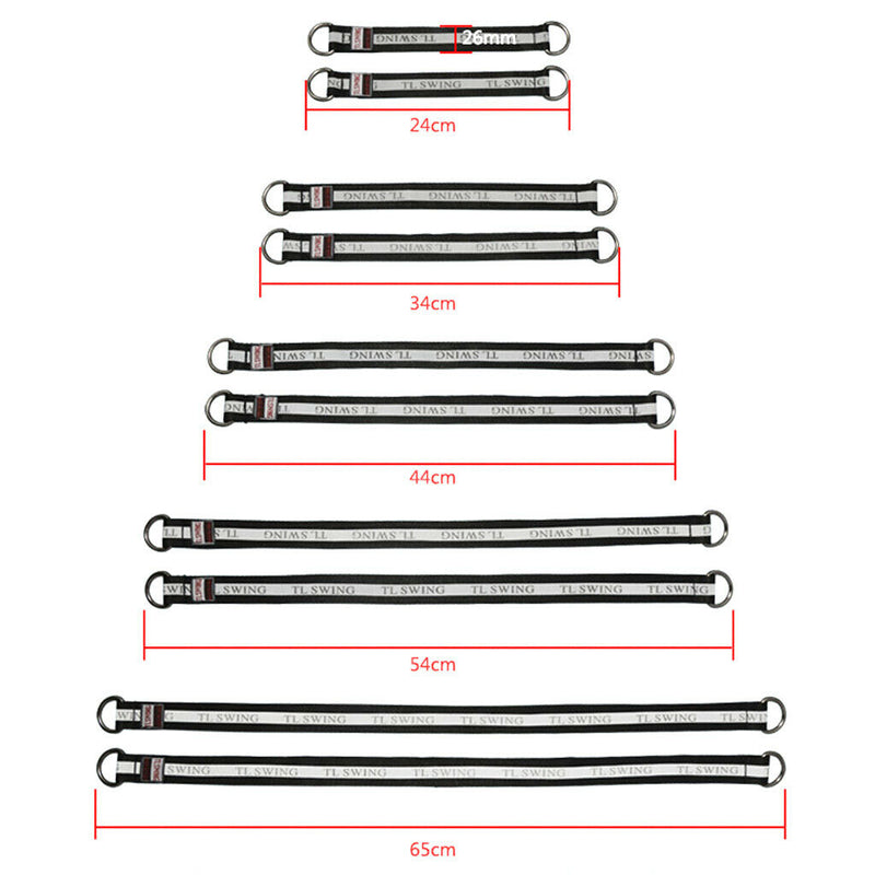 2X Heavy Duty Hanging Straps Belt for Swing Chair Hammock Hanging Tree Beam