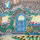 4 Packs Crystal Beautiful House Diamond Painting Embroidery Kit Special Shaped