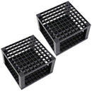 2-Pack 96 Holes Pencil & Brush Holder - Plastic Desk Organizer Stand Holder