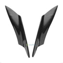 4x Real Carbon Fiber Car Front Bumper Fins Body Spoiler Canards Universal Black