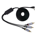 1.8 Meters 3 RCA Port Splitter A/V Adapter Cable for PSP1000/2000/3000