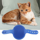 Dog Cat Bath Brush Rubber Glove Hair Fur Grooming Massage Pets Supplies