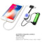 Portable Folomov A1 Magnetic Battery USB Charger 18650 26650 Li-Ion Cable