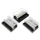 3x 12 Way Blade Fuse Box Holder With Negative Bar Bus For Marine Boat Car Kits