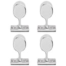 4x Marine Grade Stainless Steel Boat Hand Rail Fitting After Stanchion 25mm
