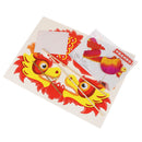 Chinese dragon art paper tumbling magic woven folk kids DIY christmas toysSJA â„–[