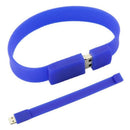 Fashion Silicone Bracelet USB 2.0 Flash Memory Drive(8GB, Blue) X5D3