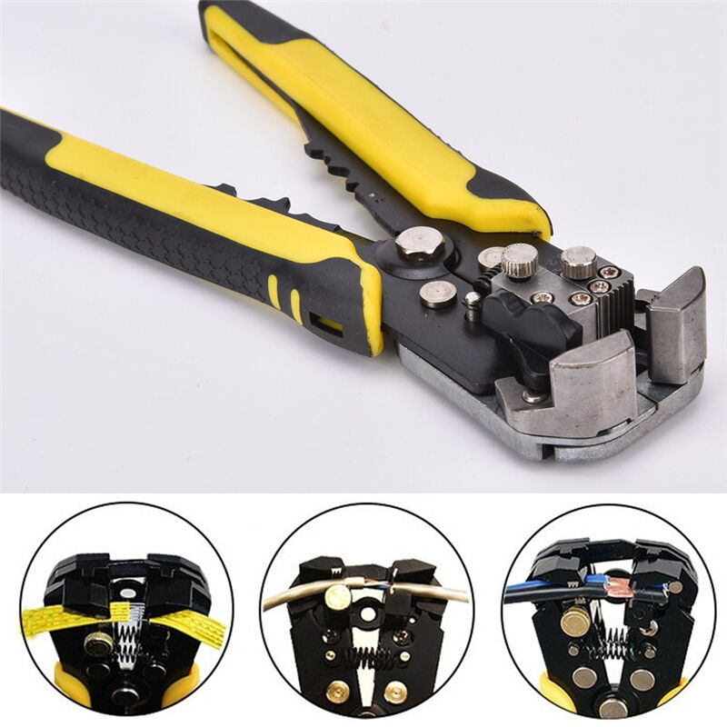 Professional Automatic Wire Striper Cutter Crimper Stripper Pliers Terminal// FT