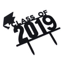 Congrats Grad Cake Topper Black Class Of 2019 Acrylic Cake Picks Cake Topper