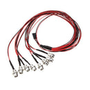 8 LED Upgrade Parts 5mm White Color Red Color LED Light Set for HSP RC Cars S5D2