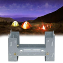 2x Stainless Steel Camping Cooking Spirit Alcohol Stove Burner W/Stand Rack-New