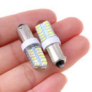 2X BA9S T11 T4W 3014 24SMD 12V LED Car Side Light Bulbs Interior Lamps White BX