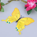 12pcs PVC Butterfly Wall Stickers Wedding Party Butterflies  Decr Yellow