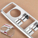 Matt Chrome Door Window Switch Panel Cover Car Stylings Trim For Mercedes C