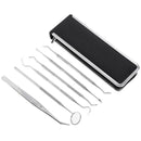 6pcs/set Stainless Steel Dental Tools Tooth Dentist Hygiene Explorer Probe