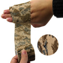 5PCS 5CMx4.5M Hunting Camping Hiking Desert Camouflage Stealth Tape Waterproof