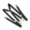 Men X Back Suspender Adjustable Strap Non-slip 4 Clips Trousers Pants Braces