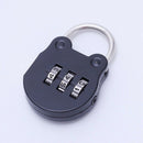 Combination e Travel Suitcase Luggage Padlock Digit Push Password Lock Zinc H6F6