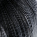 Gradient Black White Synthetic Long Wavy Wigs Women Lace Front Daily W â„–[