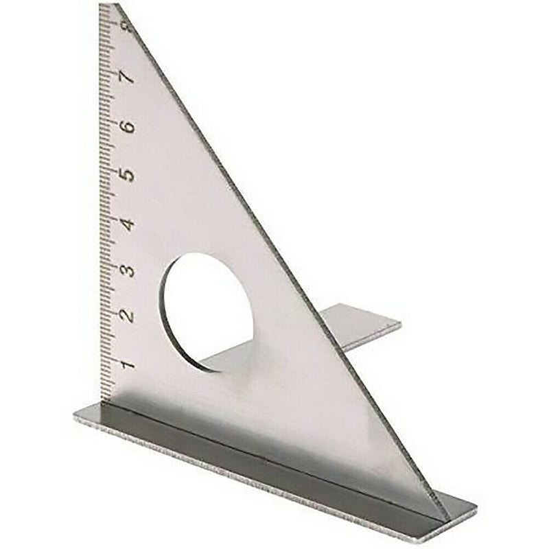 45/90 Degree Angle Woodworking Ruler Square Layout Miter Triangle Rulers