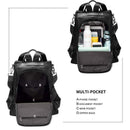 Women Backpack Purse Waterproof Anti-theft Rucksack Lightweight School Shou R5L7