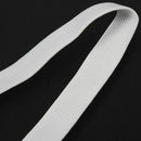 18mm x 12M White Braided Elastic Band Replacement for Tailoring Clothes