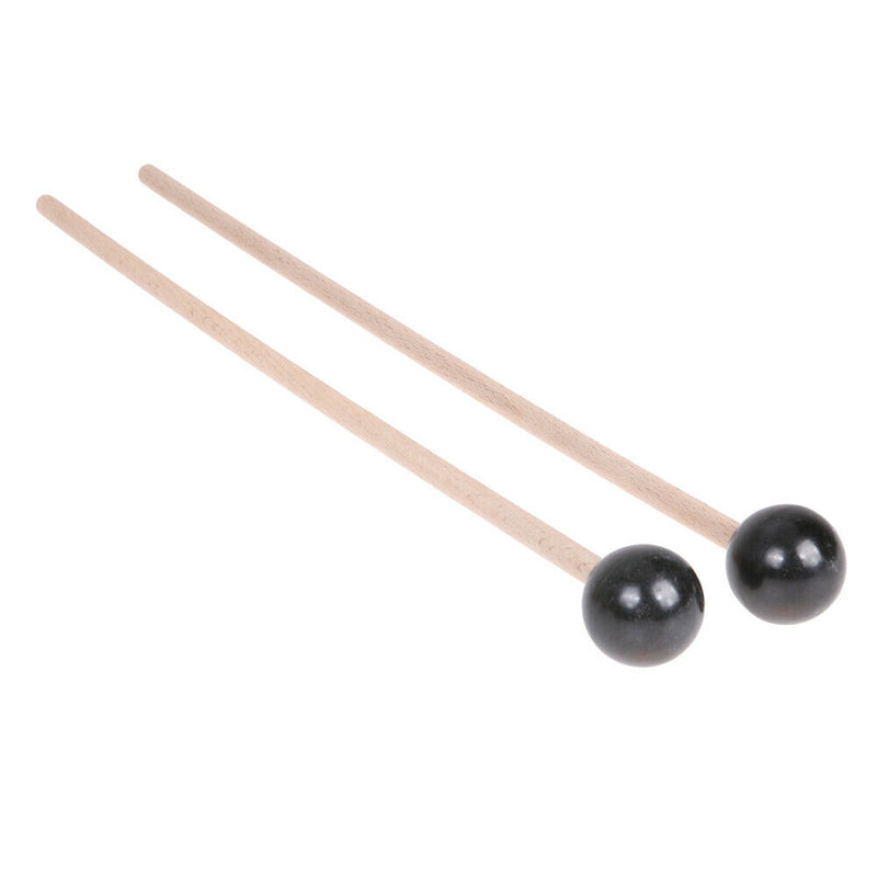 Professional Xylophone Marimba Mallets Maple Wooden Handle Rubber Mallets
