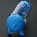 Pets Puppy Cat Hanging Drinking Bottle Water Feeder Metal Pipe Blue A