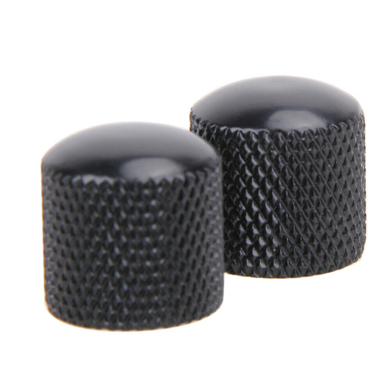 4pcs Electric Bass Guitar Volume Tone Control Knobs Dome Knobs Guitar Parts