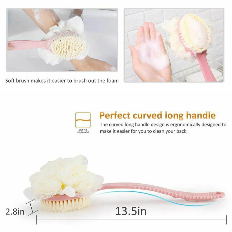 Lazy Tribe Bath Brush- Shower Body Brush -Improves Skin's Health And Beauty V1C4