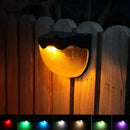 Waterproof 2 Mode 2 LED Solar Wall Lamp Fence Yard Light for Outdoor Decor