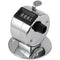 5X(Round Base 4 Digit Manual Hand Tally Mechanical Palm Click Counter K9Y8)