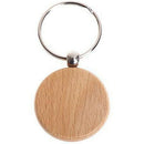 20 Pcs Blank Wood Wooden Keychain Diy Custom Wood Key Chains Key Tags Anti  E9U5