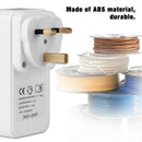 Smart Control Countdown Timer Switch Plug-In Socket Auto Shut Off Outlet Uk