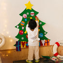 DIY Felt Christmas Tree Set With Ornaments For Kids Xmas Gifts Door Wall Hanging