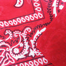 Women Men Novelty Cotton Paisley Cowboy Bandana Scarf Head Wrap Headband Red