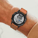 Leather Quick Release Watchband Wrist Strap for Garmin Fenix 6 Smartwatch