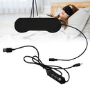 Travel Fatigue Relief Heated Eye Cover Warm Therapy USB Powered Dry Eyes 3 Gears