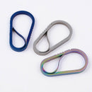 Tc4 Titanium Alloy Edc Anti-Lost Key Chain Hook Hanging Keychain Tools Outd