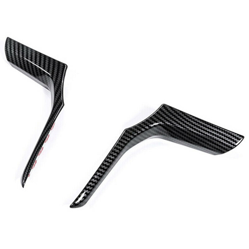 Car Steering Wheel Decoration Cover Trim Carbon Fiber Style Stickers for BM