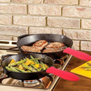 6 Piece Durable Grill Pan Scraper Plastic Set Tool and Silicone Hot Handle  Q4N3