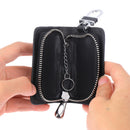 Key Wallet Square Buffalo Zipper Multi-function Car Key Chain Wallet -OZ