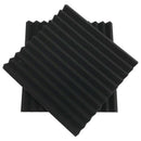 12 Pcs Black Acoustic Panels Soundproofing Foam Acoustic Tiles Studio Foam