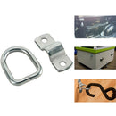 6pcs Stainless Steel Tie Down Ring Universal Loads Hauling Hardware For Trailer