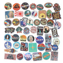 50Pcs Fantasy Colour Stickers Outdoor Scrapbook Suitcase Laptop Guitar Stick ME