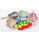 Wood Children Math Toys Kids Early Educational Toys Clip Beads Multi-Functi S8J9